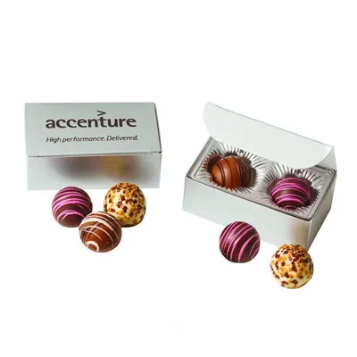 Truffle Gift Box with 2 Truffles - Custom Socks Now