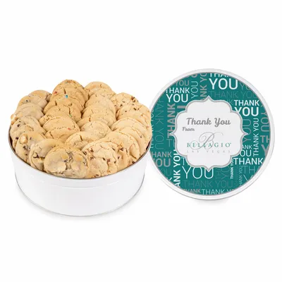 Fresh Beginnings Bakers Choice Tin - 36 Cookies - Custom Socks Now