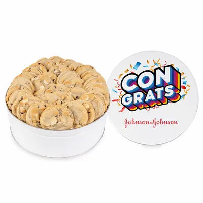 Fresh Beginnings Double Chip Cookie Tin (Large) - Custom Socks Now