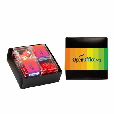4 Piece Sweet Box Gift Set - Candy by Color Mix - Custom Socks Now