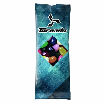 Full Color Tube DigiBag with Jelly Belly - Custom Socks Now