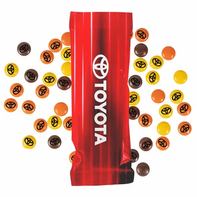 Full Color Tube DigiBag™ with Imprinted Reese's Pieces - Custom Socks Now