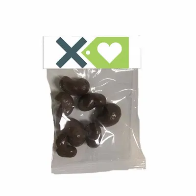 Small Header Bags - Milk Chocolate Cashews - Custom Socks Now