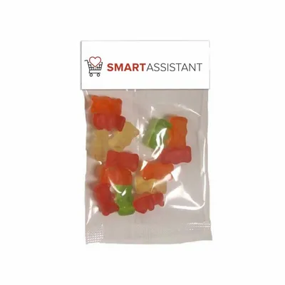 Clever Candy Small Header Bags - Gummy Bears - Custom Socks Now