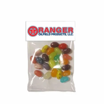 Small Header Bags - Gourmet Jelly Beans - Custom Socks Now