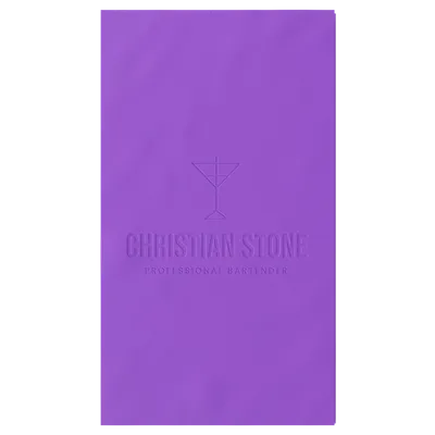 Custom Debossed Guest Towel Napkin - Custom Socks Now