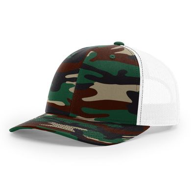 GREEN CAMO/WHITE GREEN CAMO/WHITE - Custom Socks Now