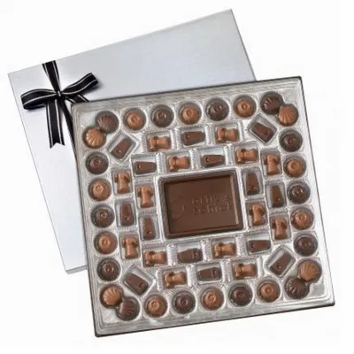 Large Custom Chocolate Delights Gift Box ( 1 1/2 lbs.) - Custom Socks Now