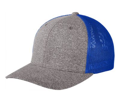 True Royal/ Grey Heather True Royal/ Grey Heather - Custom Socks Now