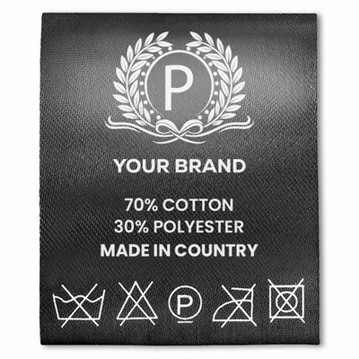 Printed Care Labels - Custom Socks Now