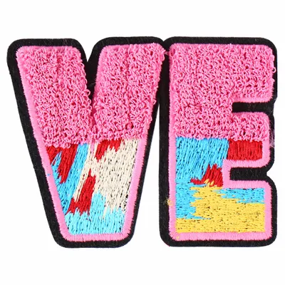 Embroidered Chenille Patches - Custom Socks Now