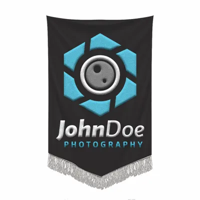 Embroidered Pennant - Custom Socks Now