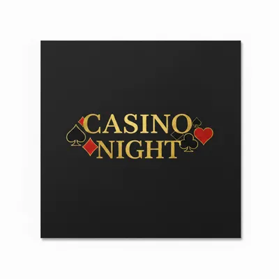 Casino Napkins - Custom Socks Now