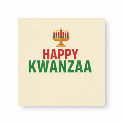 Kwanzaa Napkins - Custom Socks Now