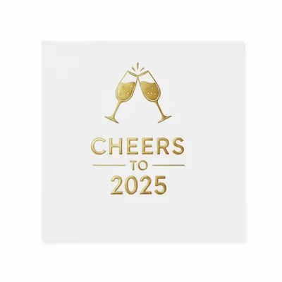 New Years Napkins - Custom Socks Now