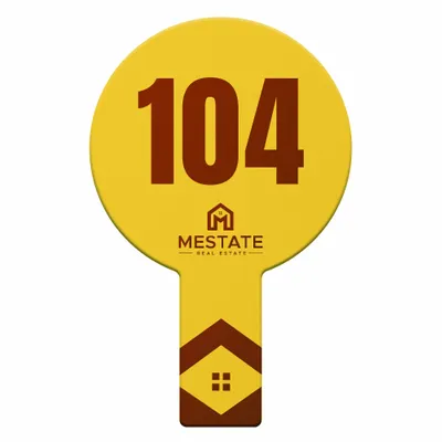 Rectangle Auction Paddles - Custom Socks Now