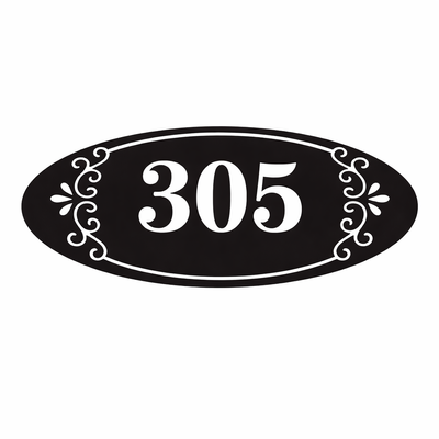 Bespoke Door Number Plates