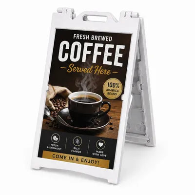 A-Frame Sidewalk Sign - Custom Socks Now