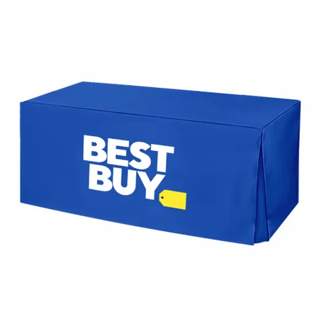 Pleated Corner Pleated Corner Table Covers - Custom Socks Now