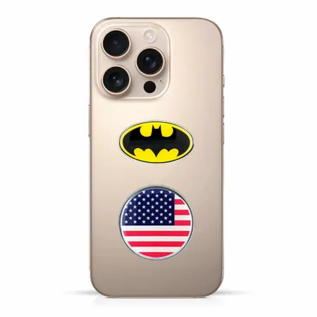 Epoxy Metal Sticker Epoxy Metal Sticker - Custom Socks Now