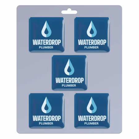 5 pack_Square Lapel Pin 1.25 inch - Custom Socks Now