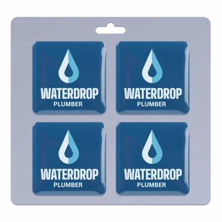 4 pack_Square Lapel Pin 1.25 inch - Custom Socks Now