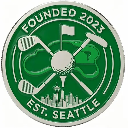 Soft Enamel Ball Marker - Custom Socks Now