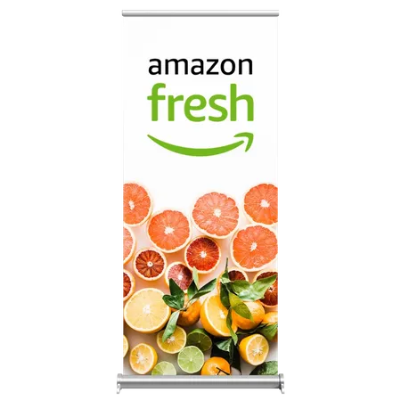 Roll Up Banner Stands - Custom Socks Now