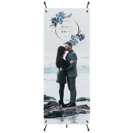 Adjustable X Banner Stands - Custom Socks Now