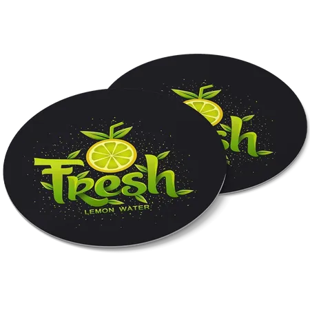 Vinyl Coasters - Custom Socks Now