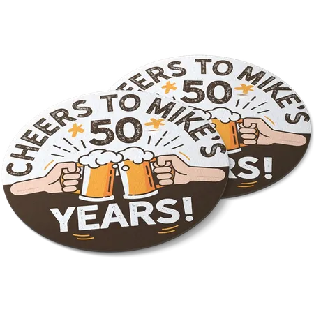 Paper Coasters - Custom Socks Now