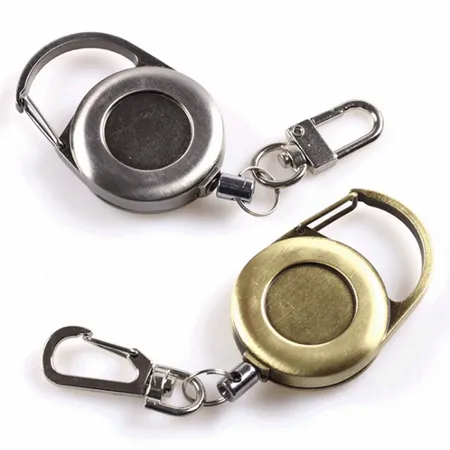 Heavy-Duty Badge Reel Keychain - Custom Socks Now