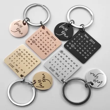 Charming Metal Keychain Charming Metal Keychain - Custom Socks Now