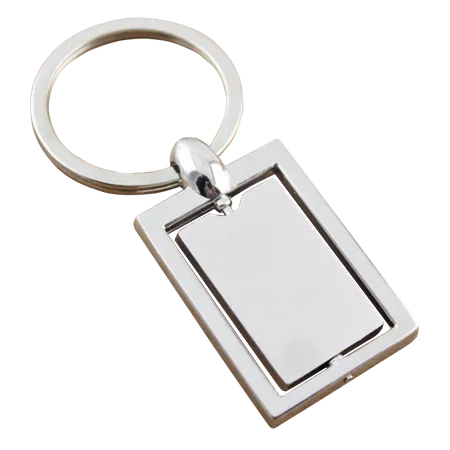 Spinning Square Metal Keychain Spinning Square Metal Keychain - Custom Socks Now