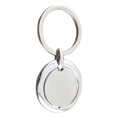 Spinning Circle Metal Keychain Spinning Circle Metal Keychain - Custom Socks Now