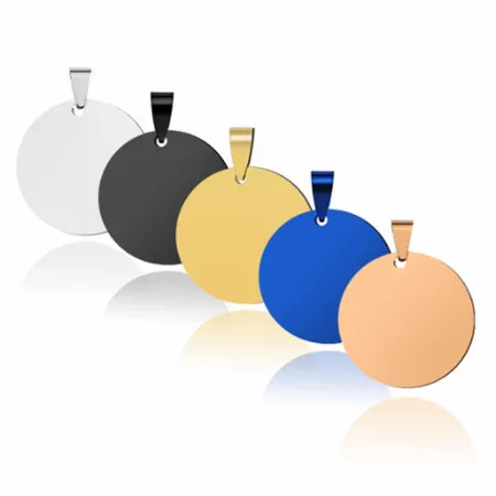Full Color Circle Metal Keychain Full Color Circle Metal Keychain - Custom Socks Now