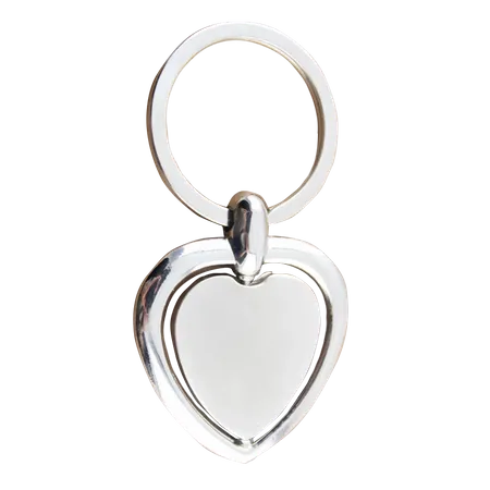 Spinning Heart Metal Keychain Spinning Heart Metal Keychain - Custom Socks Now
