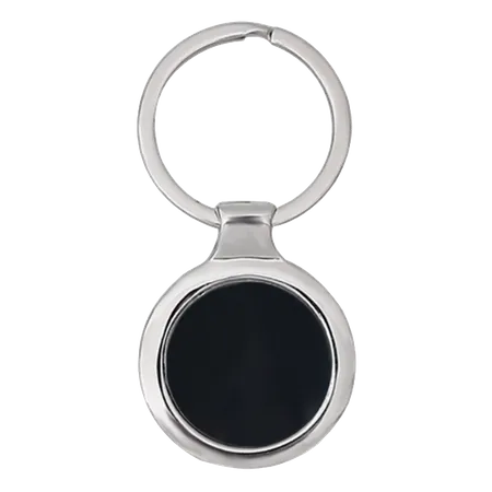 Fashionable Round Metal Keychain Fashionable Round Metal Keychain - Custom Socks Now