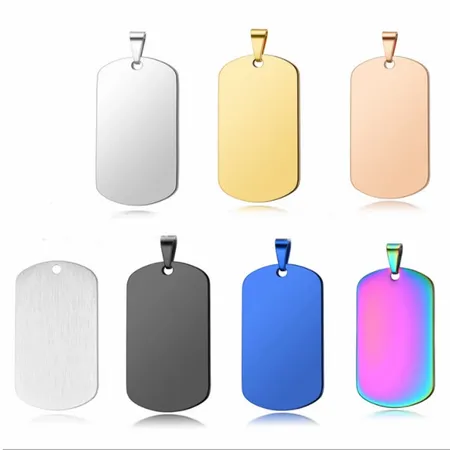 Sleek Military Dog Tag Metal Keychain Sleek Military Dog Tag Metal Keychain - Custom Socks Now