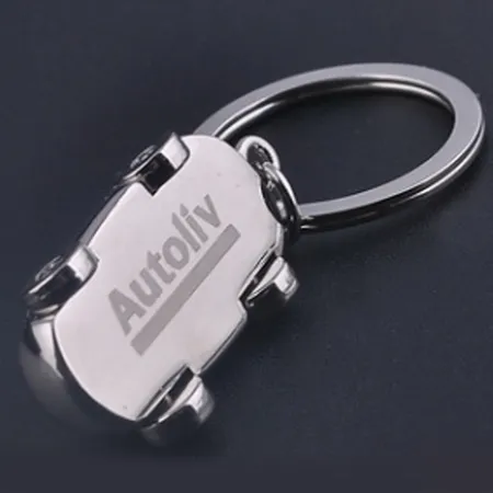 Intricate Car-shaped Metal Keychain Intricate Car-shaped Metal Keychain - Custom Socks Now