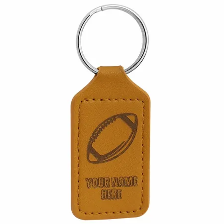 Durable Debossed Leather Keychain Durable Debossed Leather Keychain - Custom Socks Now