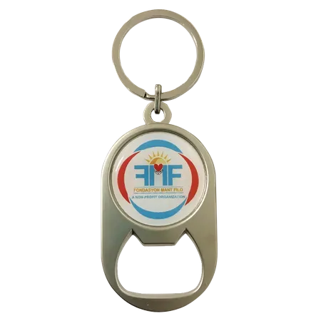 Multi-use Alloy Bottle Opener Keychain