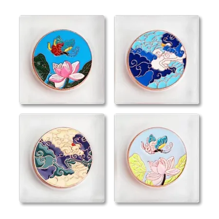 Customized Glass Alloy Coaster - Custom Socks Now