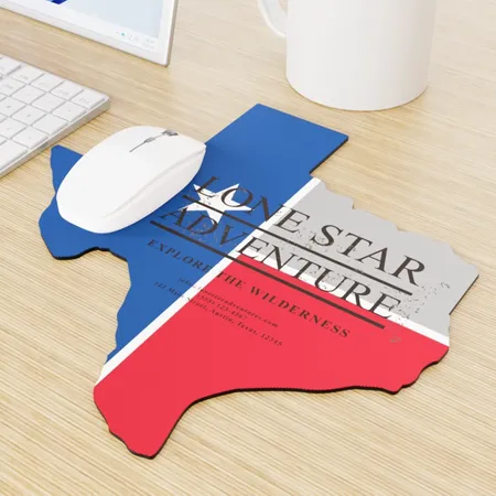 Custom Shape Die Cut Mouse Pad Custom Shape Die Cut Mouse Pad - Custom Socks Now