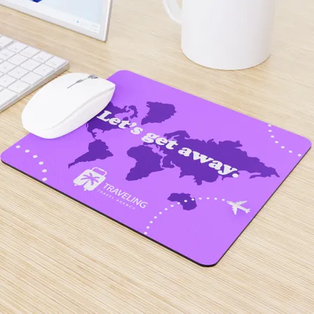 Custom Printed Rectangular Mouse Pad Custom Printed Rectangular Mouse Pad - Custom Socks Now