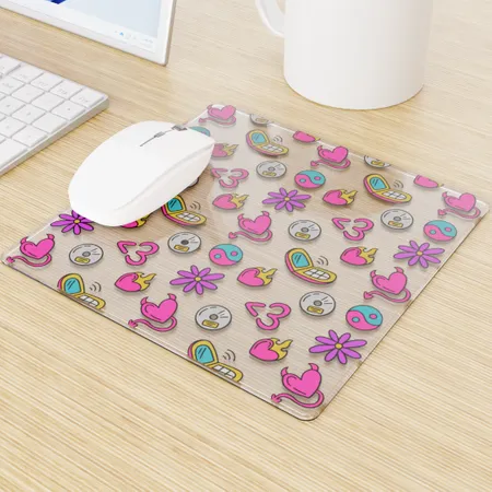 Custom Acrylic Transparent Mouse Pad Custom Acrylic Transparent Mouse Pad - Custom Socks Now