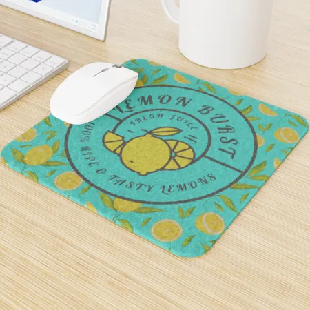 Custom Wool Felt Mouse Pad Custom Wool Felt Mouse Pad - Custom Socks Now
