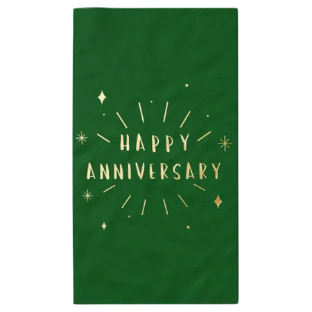 Custom Foil Stamped Towel Napkin - Custom Socks Now