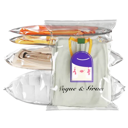 Zipper Plastic Bag - Custom Socks Now