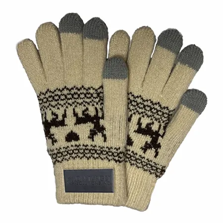 Reindeer Winter Cotton Gloves - Custom Socks Now